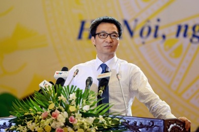 Phó Thủ tướng Vũ Đức Đam và các Bộ trưởng chúc mừng ngày Nhà báo